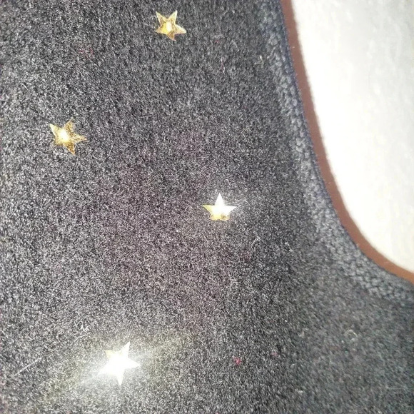 Seventh Avenue Christmas Sweater Vest Reindeer Size Medium Boiled Wool - Picture 5 of 9